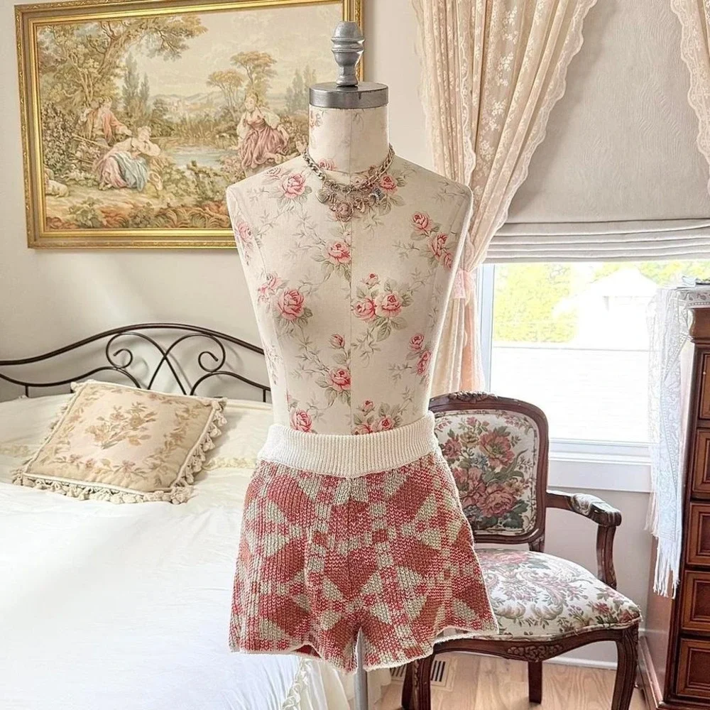 Boho knit shorts  Free‎ people knit shorts size small